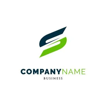 Initial Letter S Icon Logo Design Template Stock Illustration