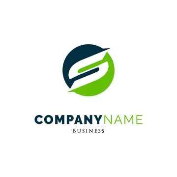Initial Letter S Icon Logo Design Template Stock Illustration