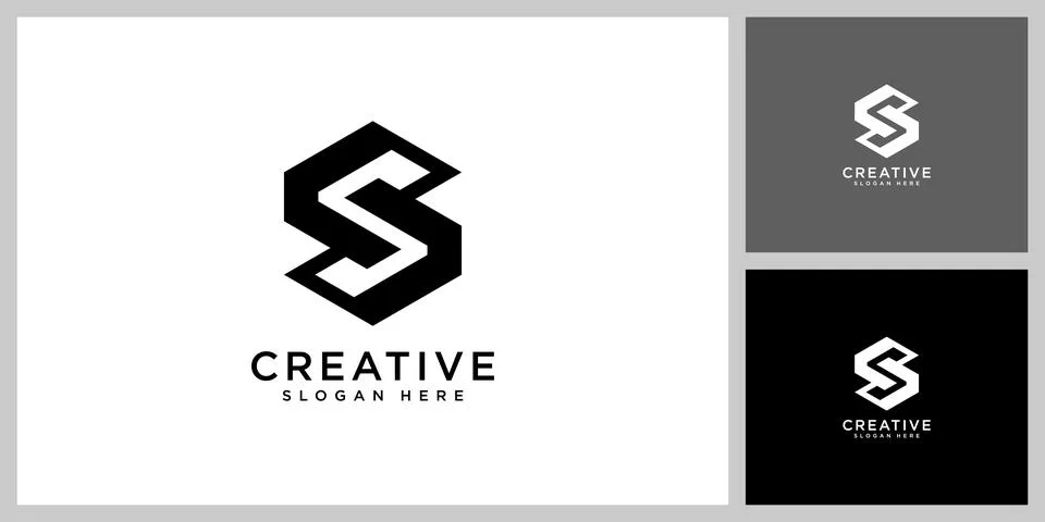 Initial letter s logo design template Stock Illustration