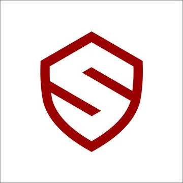 Initial Letter S Shield Secure Safe modern vector logo design Stock Illustration