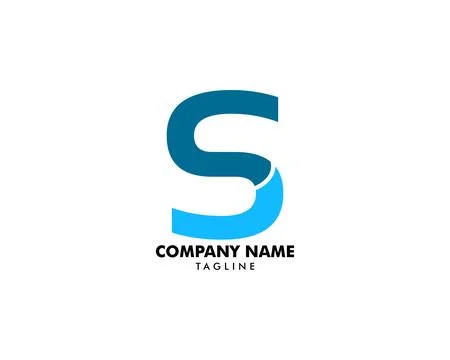 Initial Letter SC Logo Template Design Stock Illustration