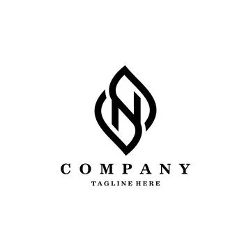 Initial letter SN logo design vector 스톡 일러스트
