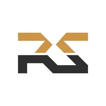Initial letter SR logo or RS logo vector design template Stock-Illustration