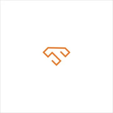 Initial letter T logo or TT logo vector design template Illustrazione stock