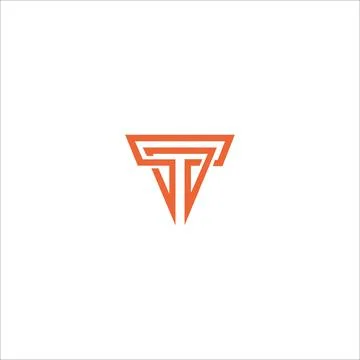 Initial letter T logo or TT logo vector design template Stock Illustration
