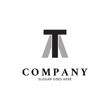 Initial Letter TA Icon Vector Logo Template Illustration Design Stock Illustration