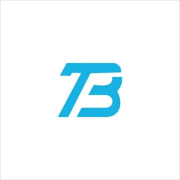 Initial letter TB logo or BT logo vector design template Stock Illustration