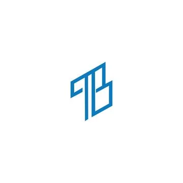 Initial letter TB logo or BT logo vector design template Stock-Illustration