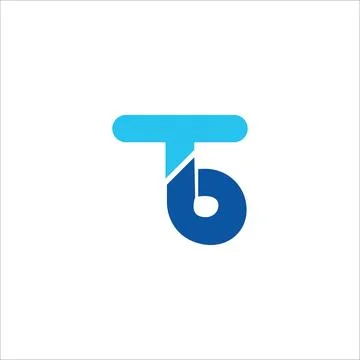 Initial letter TB logo or BT logo vector design template Stock Illustration