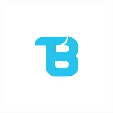 Initial letter TB logo or BT logo vector design template Stock Illustration