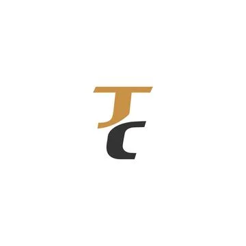 Initial letter TC logo or CT logo vector design template Stock Illustration