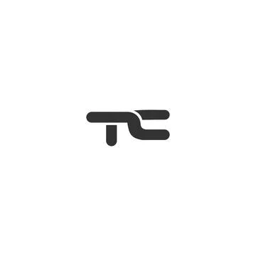 Initial letter TC logo or CT logo vector design template Stock Illustration