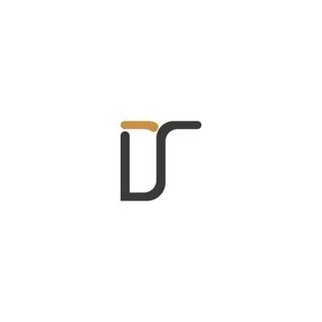 Initial letter TD logo or DT logo vector design template Stock Illustration