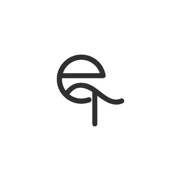 Initial letter TE logo or ET logo vector design template Stock Illustration