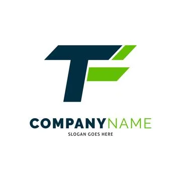 Initial Letter TF Icon Vector Logo Template Illustration Design Stock Illustration