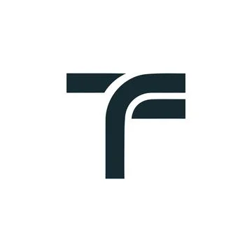 Initial letter TF logo or FT logo vector design template Stock Illustration