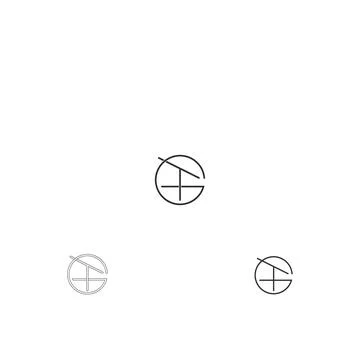 Initial letter TG logo or GT logo vector design template Stock Illustration