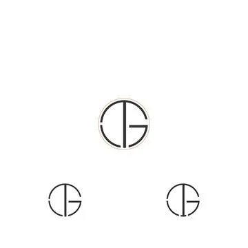 Initial letter TG logo or GT logo vector design template Stock Illustration