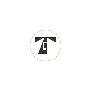 Initial letter TG logo or GT logo vector design template Stock-Illustration