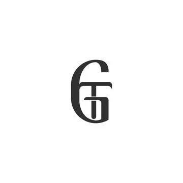 Initial letter TG logo or GT logo vector design template Stock-Illustration