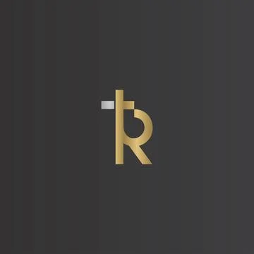 Initial letter TP logo or PT logo vector design template Stock Illustration