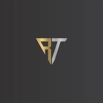 Initial letter TP logo or PT logo vector design template Stock Illustration