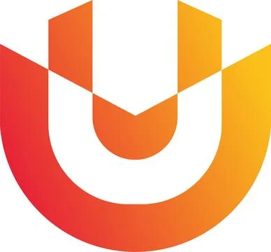 Initial letter u logo business and design icon vector Stock Illustration