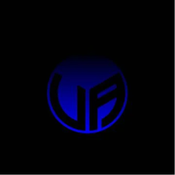 Initial letter U A Modern circle with elegant colored background frame Stock Illustration