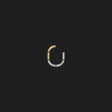 Initial letter UR logo or RU logo vector design template Stock Illustration