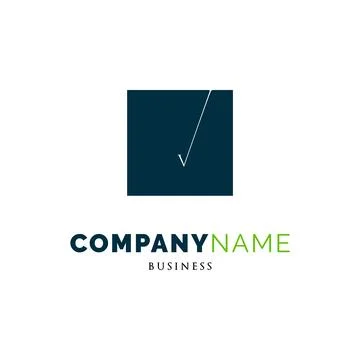 Initial Letter V Icon Logo Design Template Stock Illustration