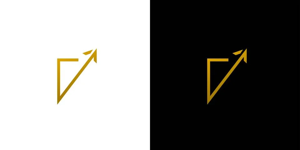 The initial letter V logo design combination of modern and sophisticated ar.. Stock Illustration