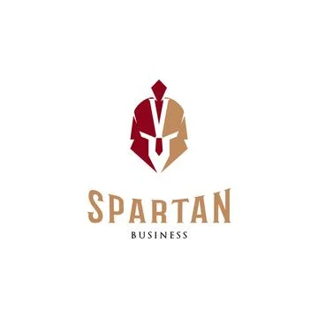 Initial Letter V Spartan Icon Logo Design Template Stock Illustration