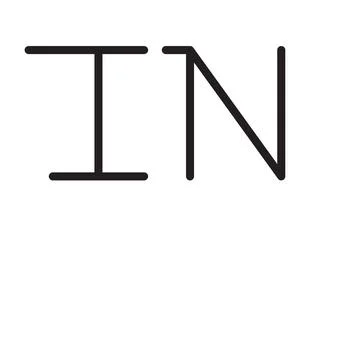 In initial letter vector logo icon Illustrazione stock