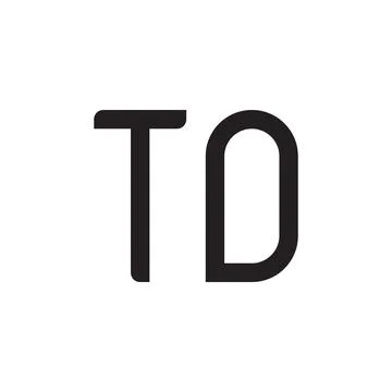 To initial letter vector logo icon Stock Illustration