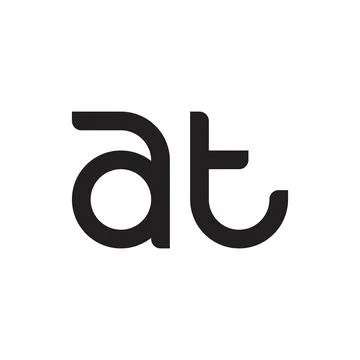 At initial letter vector logo icon Stock Illustration