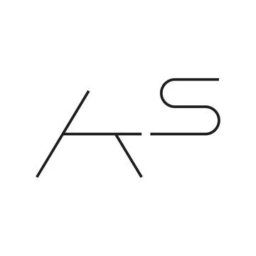 As initial letter vector logo Stock Illustration