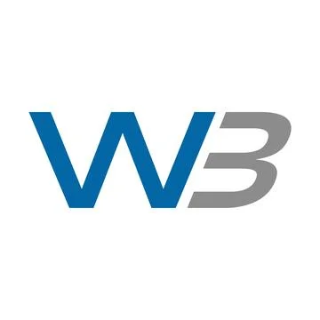 Initial letter wb icon logo design template Stock Illustration