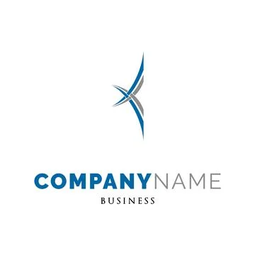 Initial Letter X Icon Logo Design Template Stock Illustration