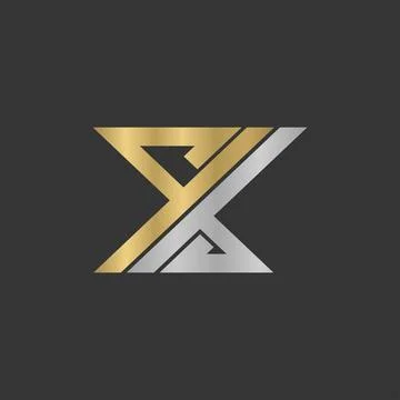 Initial letter XS logo or SX logo vector design template Stock-Illustration