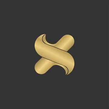 Initial letter XS logo or SX logo vector design template Stock Illustration