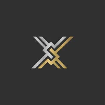 Initial letter XS logo or SX logo vector design template Stock Illustration