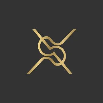 Initial letter XS logo or SX logo vector design template Stock-Illustration