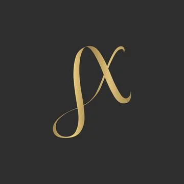 Initial letter XS logo or SX logo vector design template Illustrazione stock