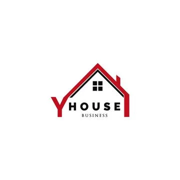 Initial letter Y house icon logo design inspiration Stock Illustration