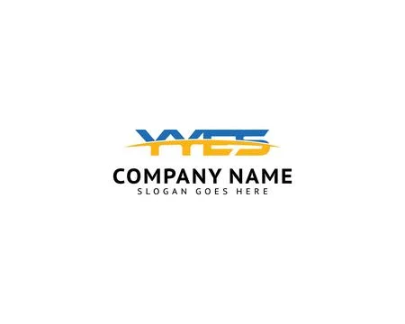 Initial Letter YYES Logo Template Design Stock Illustration