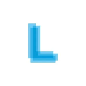 Initial Letters L Logo Design Vector Stock Illustration