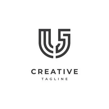 Initial letters MS logo design	 Stock Illustration