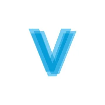 Initial Letters V Logo Design Vector Stock Illustration