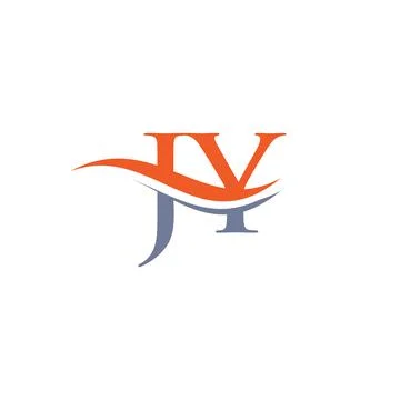 Initial linked letter JY logo design. Modern letter JY logo design vector wit Stock Illustration