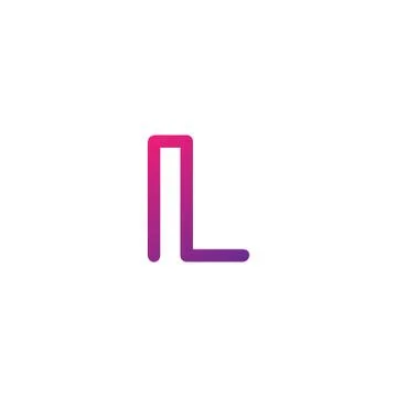 Initial L,LI Logo template vector illustration icon element Illustrazione stock